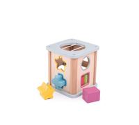 Bigjigs Toys Wooden Shape Sorter, Multi
