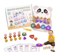 Shape Sorter - Cartoon Animal Shapes and Color Classification Game | Sensory Activity to Develop Fine Motor and Preschool Learning