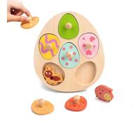 Shape Sorter Puzzle Board - Wooden Peg Puzzle Toy For Toddlers 1 Old 2 Educational Early Learning - Toy 3 Year De