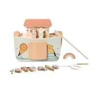 Shape Sorter Toy 5-in-1 Wooden Educational Learning Stacking