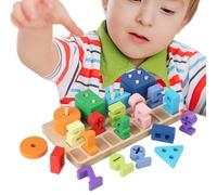 Shape Sorter Toy - Geometric Wooden Development Games | Wooden Shape Sorter Toy,for Classroom School Preschool Elementary Party Christmas Birthday Morning Leisure Home