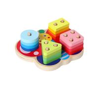 Shape Sorter Toy - Learning Fine Motor | Educational Building Blocks for Boys, Development Play for Home Classroom, Travel, Kindergarten, Kids Early Learning Activity