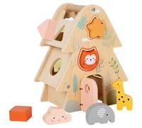 Shape Sorting Toys For , Big Tree Shaped Wisdom House, Assorted Toys, Geometric Shape Wooden Wisdom House Illumination For, Blocks