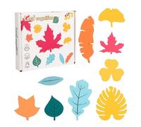 Shape Toys - Wooden Shape Sorter Toy,Leaves Cognitive Logical Thinking Fine Motor Skills Development Nature Recognition, for Children Aged 3-6 Years