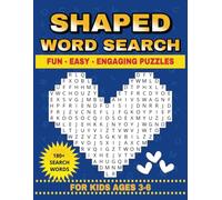 Shape Word Search for Kids Ages 3-6: 180+ Words Fun & Educational Activity Book of Shaped Puzzles for Pre-K to 1st Grade