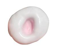 Shapeable Vacuum Ball Stress Ball, Smoothie Stressball, Snow Skin Glutinous Rice Cake Vacuum -aba Squishy Sand Glutinou Rice Squishy Fidget Toys for Stress Relief with Pumping Needle (01-Pink)