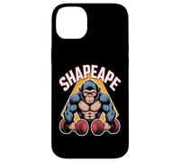 SHAPEAPE Muscular Ape Gym Strength Workout Motivation Case for iPhone 14 Plus