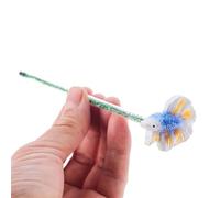 Shaped Betta Training Wand for Direct Cue Positioning, Purple | Handheld Fish-Shaped Cue, Resin Construction, Separate Aquarium Toy Decoration Role Beyond the Training Task