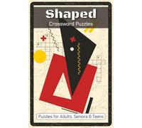 Shaped Crossword Puzzles: Crossword Puzzles with Easy to Read in Fun Shapes, Patterns, and Designs | 6x9 inches, 120 pages, 60 Puzzles - Gift for Puzzle Fans, Creative Thinkers, Brain Game Lovers