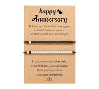 Shaped Earrings Pinky Promise Matching Bracelet For Couples Man Distance Relationship For Women Men Him Her Cute Couple Big Hoop Earrings for Women (H, One Size)