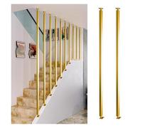Shaped Stair Baluster Posts, Adjustable Metal Stair Railing for Preventing Falls, Scratch Resistant & Rustproof, 2 Pieces, Indoor Outdoor Use