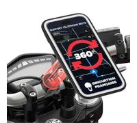 Shapeheart - Magnetic motorbike phone holder , Anti vibration motorcycle phone holder , Waterproof Motorcycle Handlebar phone mount , 360° orientation
