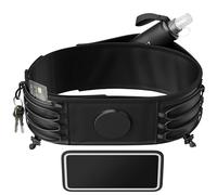 Shapeheart Sport Running Belt & Detachable Magnetic Pouch and Smart Storage | Fits Any Phone & Case | Non-Slip Waist | Quick Attach and Release | Adjustable | Unisex | Jogging Walking Fitness Exercise