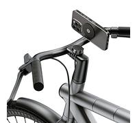 Shapeheart - Magnetic bike phone holder with extra-thin steel plate | Anti reflection | Phone mount for bike handlebars or forks | Universal bike accessory