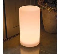 Shapelights® Indoor Outdoor USB Chargeable Solar Powered Colour Changing Mood Lights (Cylinder 45cm)
