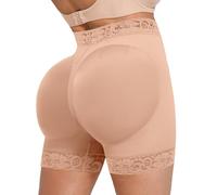 SHAPELLX Butt Lifting Shapewear For Women Tummy Control Faja Shaping Shorts Thigh Slimming Panties Mid Waisted Shaper, A4-light Skin, Medium