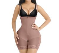 SHAPELLX Fajas Colombianas Shapewear for Women Tummy Control Plus Size Postpartum Body Shaper Butt Lifting Bodysuit, A6-lust, Small