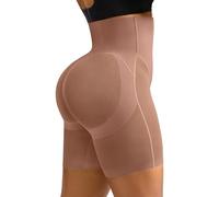 SHAPELLX Shapewear for Women Tummy Control High Waist Shaping Butt Lifting Shorts Seamless Slimmer Womens Body Shaper Panties, Brown, XL
