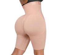 SHAPELLX Shapewear For Women Tummy Control High Waisted Body Shaper Shorts Butt Lifting Shapewear Higher Power Panties, A5-drak Beige, X-Large