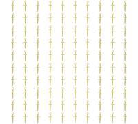 Shapenty Small Vintage Dagger Pendant Knife Sword Charms for Halloween Earring Necklace Bracelet Keychain Jewelry Making Craft Supplies Christmas Ornaments Decor, 100PCS (Gold)