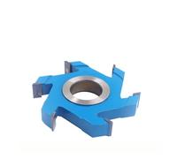 Shaper Cutter Wooding Cutters Alloy Woodworking Slot Cuttering for Vertical Shaft Machine, Four-Sided Planer(30 bore,9mm Thick)