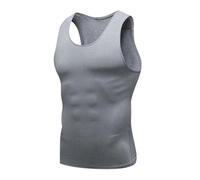 Shaperluv for Men Shaper Luv Tank for Men Big and Tall Male Compression Shirt Vest Summer Running Fitness Basketball Sports Tights Quick Drying Lightweight Breathable Sports Vest