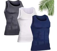 Shaperluv Tank 2.0 Mens Big And Tall,Shaper Luv Tank,Compression Vests For Men,Shaper Vest Top (3PCS-C,Medium)