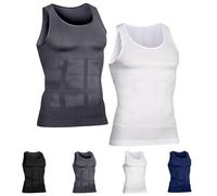 Shaperluv Tank 2.0 Mens Big and Tall, Shaperluv Tank 2.0 Mens, Slimming Tummy Vest Compression Shirt Tank Top for Men (2Pcs-A,3XL)