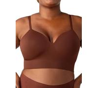 SHAPERMINT Bra - Wireless Bras for Women No Underwire - Wirefree Bralettes for Women with Support - Wireless Bra Bralette Chocolate