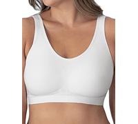 SHAPERMINT Bras for Women - Bras for Women no Underwire, Bralettes for Women with Support, Wireless Plus Size Bra, White, Small: 30B, 32A-B, 34A