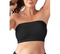 SHAPERMINT Convertible Strapless Bras for Women - Bandeau Bra, Strapless Top, Bandeau Top, Wireless Bra Black