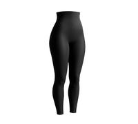 SHAPERMINT High Waisted Tummy Control Compression Leggings for Women - Petite to Plus Size Womens Leggings Non See Through, Black, Large