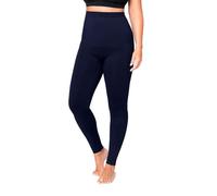 SHAPERMINT High Waisted Tummy Control Compression Leggings for Women - Petite to Plus Size Womens Leggings Non See Through, Blue, S