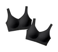 SHAPERMINT Truekind Compression Wirefree Support Bra for Women Small to Plus Size Everyday Wear, Exercise and Offers Back Support