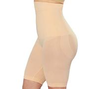 SHAPERMINT Tummy Control Knickers for Women - High Waisted Shapewear Shorts, Anti Chafing Body Shaper, Seamless Compression Shorts, Stomach Control Underwear for Women Nude