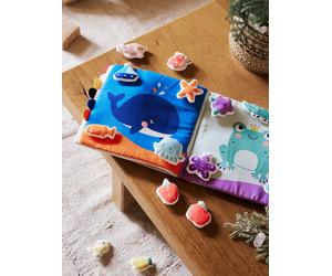 Shapes & Colours Fabric Book white