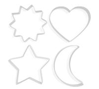Shapes Cookie Cutter Pack - Heart, Star, Moon, Sun