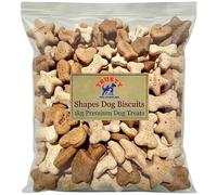 Shapes Dog Biscuits 1kg | Dog Biscuits Variety Pack | Snacks & Training Treats for Dogs | Dog Treats for Small, Medium & Large Dogs | By Trusty Pet Supplies