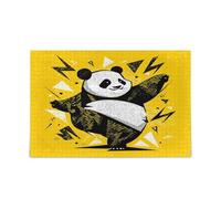 Shapes Energetic Panda Art Puzzles for Adults Impossible Difficult Challenging Family Puzzle 500 Piecing