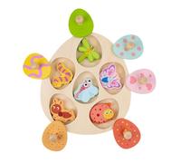 Shapes Puzzles for - Wooden Board Game for Fine Motor Skills and Association | Puzzle Dowel Shapes - for Car Travel Boys Girls School Moving Classroom Gift