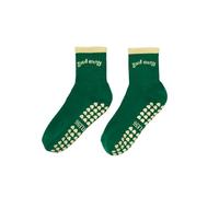 Shapes Studio Crew Half Calf Grip Socks, Cutest Fruits Pilates Socks, Ruffle socks, Non-Slip, Barre Yoga Fitness