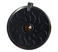 Shapeshine - The Harmony Pendant, The Harmony Pendant, Volcanic Stone Accessories, Suitable for Men and Women Gifts for Anniversary, Birthday, Christmas, Durability (Yellow, One Size)