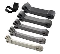 ShapeU Pull Up Bands Set - 5 Levels Resistance Bands for Men and Women - Exercise Loop Bands with Door Anchor, Training Poster & Carrying Pouch for Home Gym, Yoga, and Pull Up Assistance