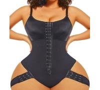 Shapewear Bodysuit with Butt Lifter - Black 2XL