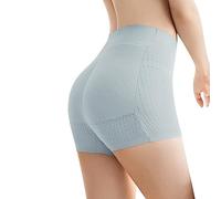 Shapewear for Women Tummy Control Knickers Body Shaper Ladies' Solid Color Flat Angle Buttock Lifting Artifact Buttock Latex Buttock Shaping (Blue, M)