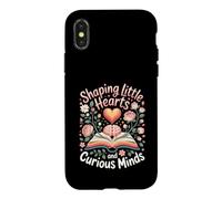 Shaping Little Hearts and Curious Minds Preschool Teacher Case for iPhone X/XS