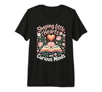 Shaping Little Hearts and Curious Minds Preschool Teacher Premium T-Shirt