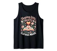 Shaping Little Hearts and Curious Minds Preschool Teacher Tank Top