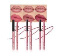 Shaping Matte Velvet Lip Liner Set, smooth and creamy texture, waterproof and highly pigmented, suitable for everyday lip makeup.