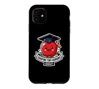 Shaping Tiny Humans Daily Funny Teacher Apple School Grad Case for iPhone 11